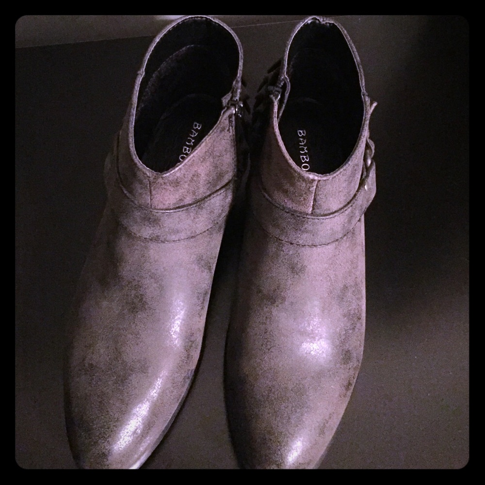 Ankle booties.